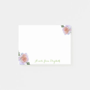 Romantische Liebenswürdigkeit Stilvoll, Rose Post-it Klebezettel