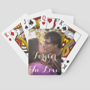 Romantische Liebes- oder Valentinstag-Spielkarten Spielkarten