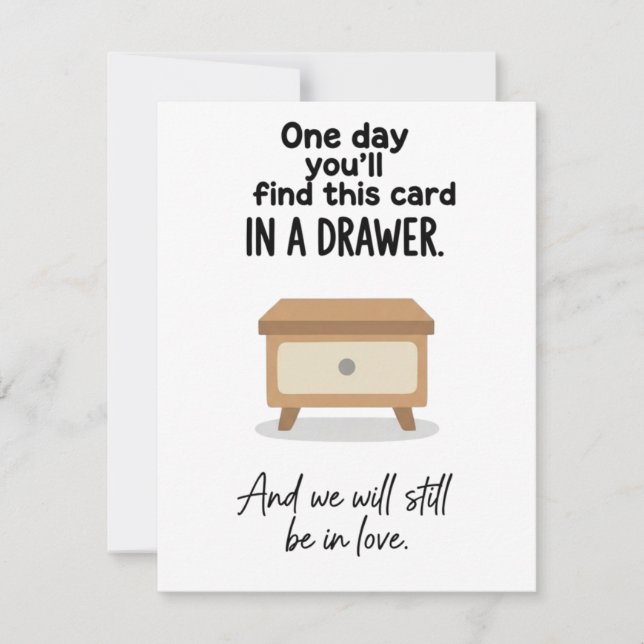 Romantische Liebeskarte • Valentinsgeschenk für Pa Feiertagskarte (Vorderseite)