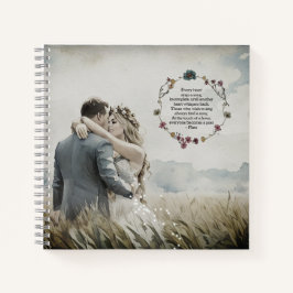 Romantische Liebhaber Plato Quote Personal Foto Jo Notizbuch