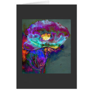 Romantische lila aquamarine Blume