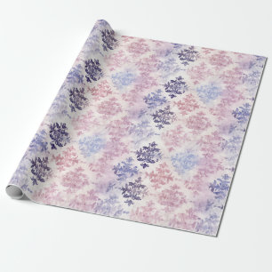 Romantische Lila Aquarellmauer Geschenkpapier