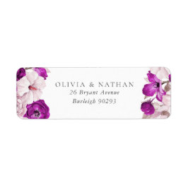 Romantische Lila Pflaumenblüte Hochzeitsstimmung R