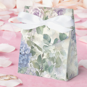 Romantische lila rosa Blumen Hochzeit Geschenkschachtel