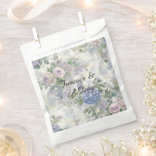 Romantische lila rosa Blumen Hochzeit Geschenktütchen