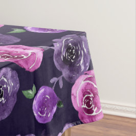 Romantische Lila und rosafarbene Rose Tischdecke