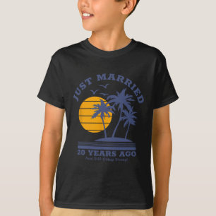 Romantische Matching Paare - 20. Hochzeit Annivers T-Shirt