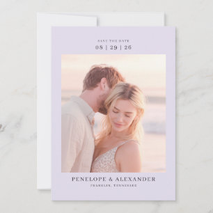 Romantische Minimalistische Pink-Fotografie Save The Date