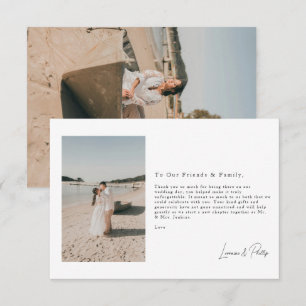 Romantische Momente Moderne Foto Hochzeit danke