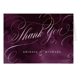 Romantische Moody Pflaume Hochzeitkalligraphie dan