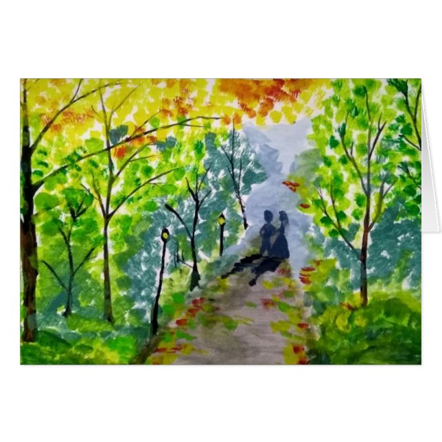 Romantische Nachmittagskarte von Raschmi (Vorderseite (Horizontal))