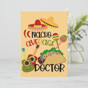 Romantische Nacho Ihr durchschnittlicher Pun Docto Feiertagskarte