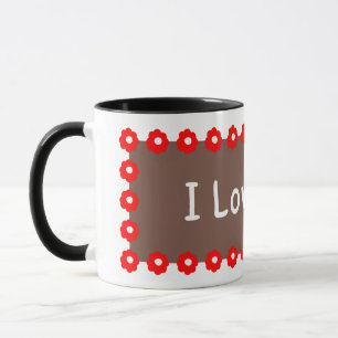 Romantische Nachricht Tasse