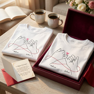 Romantische Namen Liste passend zum Hochzeitstag d T-Shirt