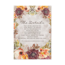 Romantische Orange-Rost-Creme-Herbst-Blumendetails