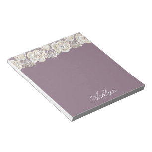 Romantische Orchidee Lila floral Notizblock