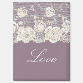 Romantische Orchidee Lila Liebe Magnet