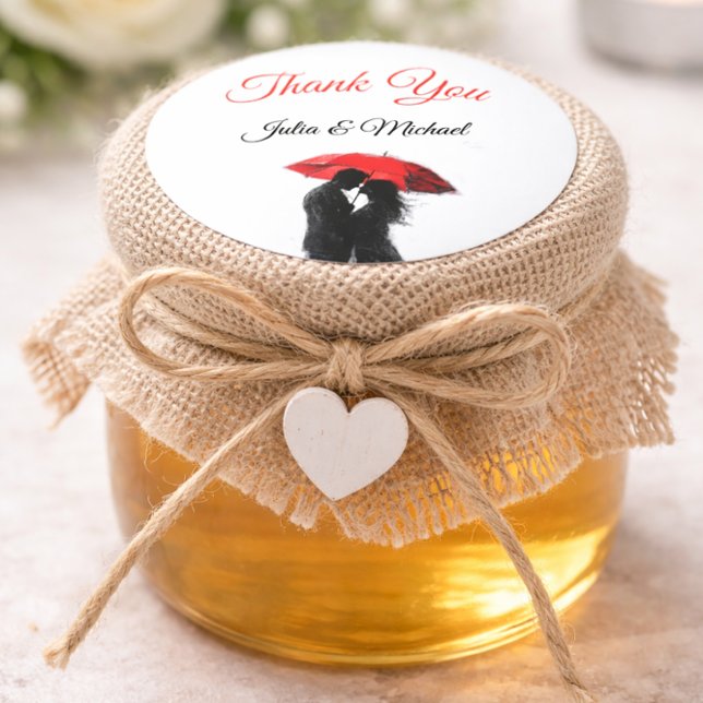 Romantische Pariser Liebe Silhouette Runder Aufkleber (Von Creator hochgeladen)