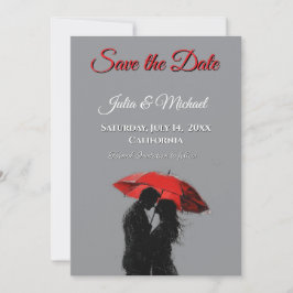 Romantische Pariser Liebe Silhouette Save The Date
