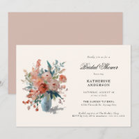 Romantische Pastell-Blume Bouquet Brautparty