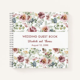 Romantische Pastell-Rose Blumenladen Notizbuch