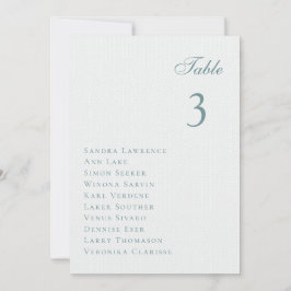 Romantische Pastellblumen Hochzeitstisch Sitzkarte Einladung