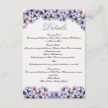 Romantische Poetic Lilac Hochzeit der Flora