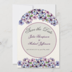 Romantische Poetic Lilac Hochzeit der Flora Einladung
