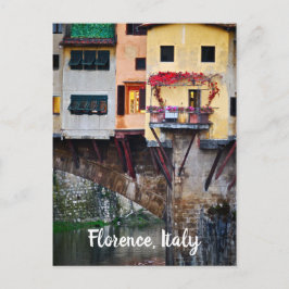 Romantische Ponte Vecchio in Florenz, Italien Postkarte