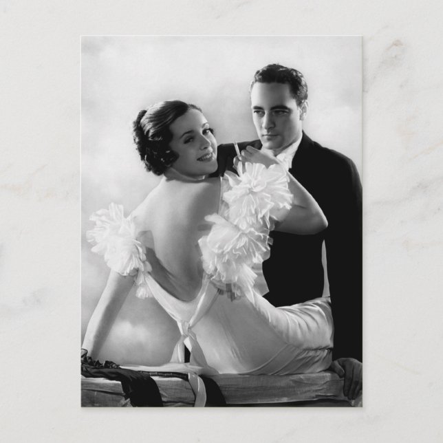 Romantische Postkarte (Vorderseite)