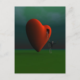 Romantische Postkarte