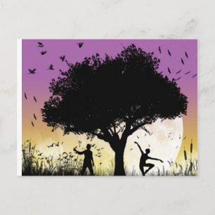 Romantische Postkarte