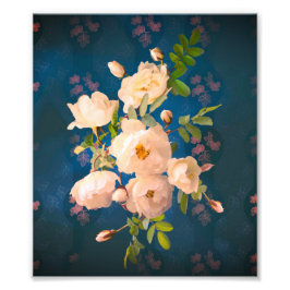 Romantische PulverRote Rosen Fotodruck