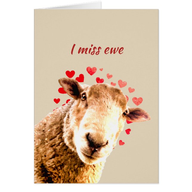 Romantische Puppe Liebe Ewe Funny Sheep Animal Spa (Vorne)
