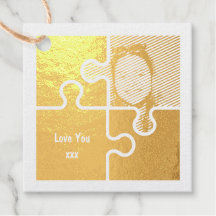 Romantische Puzzleteile Liebe