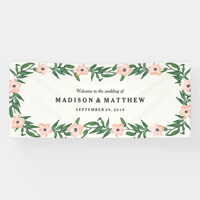 Romantische Reben Banner (Horizontal)