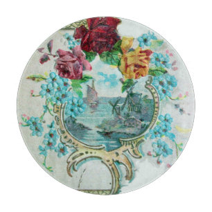 ROMANTISCHE Romantische Meereslandschaft,blaue Blu Schneidebrett