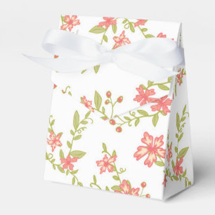 Romantische rosa Blume Hochzeit Geschenkschachtel