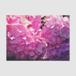 Romantische rosa, blumengeschmückte, elegante Hydr Seidenpapier