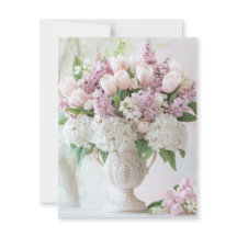 Romantische rosa Lilac und weiße Hydrangea Valenti