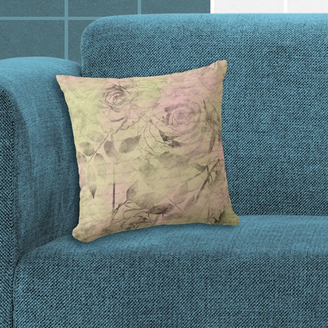 Romantische Rosa Rose Kissen (Von Creator hochgeladen)