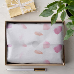 Romantische rosa Rosenblüten Blumen-Brautdusche Seidenpapier