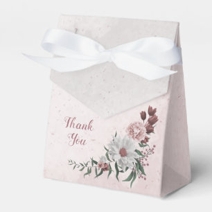 romantische rosa, weiße und zimtroten Rosen Hochze Geschenkschachtel