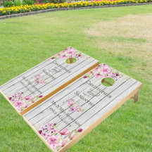 Romantische rosafarbene Blume hellgraues Holzbild