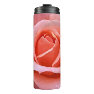 Romantische Rose Botanische Kunst Thermosbecher