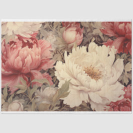 ROMANTISCHE ROSE DECOUPAGE SEIDENPAPIER