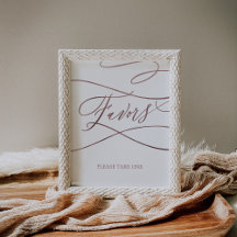 Romantische Rose Gold Kalligraphie Gastgeschenke H