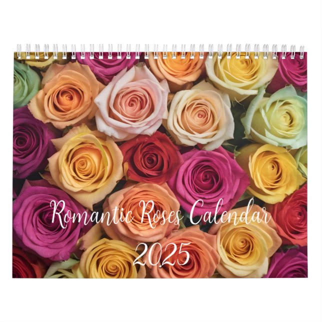 Romantische Rose Kalender (Titelbild)