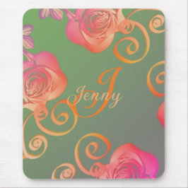 Romantische Rose Mousepad