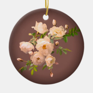 Romantische Rose Personalisierte Ornamente